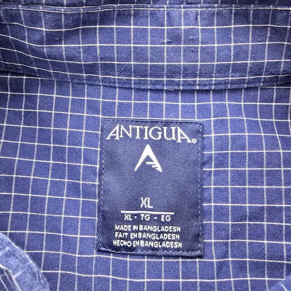 St Louis Blues Shirt Mens‎ XL/2XL Blue Check Button Down Long Sleeve NHL Hockey - Picture 7 of 9